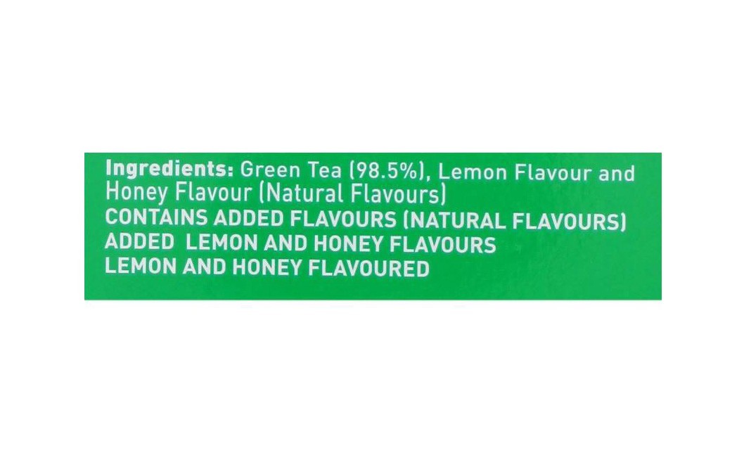 Tetley Green Tea Uplifting Lemon & Honey   Box  100 pcs